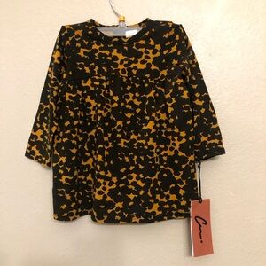 Nordstrom by Cristina Martinez Baby’s Brown Bloom Smudge Dress- Size 18m